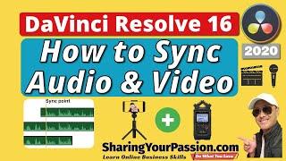 How to Sync Audio and Video in DaVinci Resolve 2020