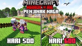 600 HARI DI MINECRAFT HARDCORE PENJINAK NAGA