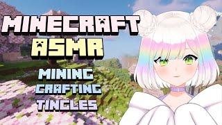 [ASMR] chill minecraft for relaxation| soft spoken & whispering | exploration | 3DIO #asmr