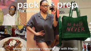 TRAVEL PREP VLOG FOR EUROPE | preparing to study abroad in Spain!