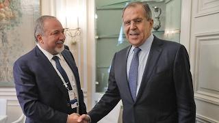 С.Лавров и Министр обороны Израиля |  Sergey Lavrov and Israeli Defence Minister Avigdor Lieberman