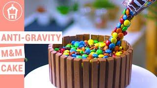 This EPIC Anti Gravity M&M Cake Will Blow Your Mind! Cake Decorating Ideas