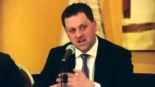 Sen Thomas Byrne at the Environmental Hustings