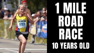 COMMENTATING MY 1 MILE ROAD RACE *10 YEARS OLD*