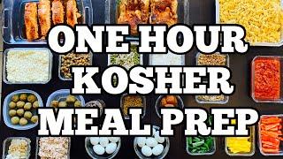 KOSHER MEAL PREP FOR THE WEEK  | 10 MEALS IN ONE HOUR | ORTHODOX JEWISH LIFE | FRUM IT UP