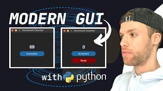 CREATE Your First MODERN App In Python Tutorial 2023 (Increment Counter)