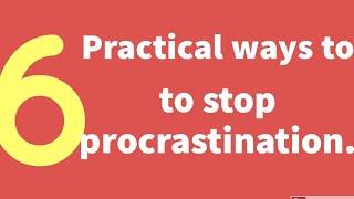 How to overcome procrastination ? || 6 ways to overcome procrastination. || Guriya Mishra