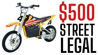 this $500 electric pit bike is STREET LEGAL