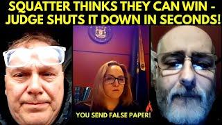SQUATTER THINKS THEY CAN WIN—JUDGE SHUTS IT DOWN IN SECONDS!