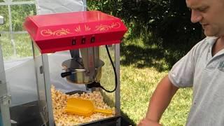 How to use 8oz Popcorn Machine (kettle) - Party Rentals / Home Theater / Movie FULL DEMO!