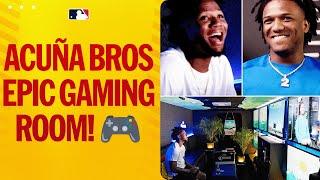 Luisangel Acuña set up his brother Ronald Acuña with an EPIC GAMING ROOM! 