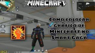 COMO COLOCAR GRAFICO DE MINECRAFT NO FREE FIRE EMULADOR SMARTGAGA  RODE COM - LAG E + FPS