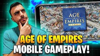 FIRST LOOK: Tutorial & Gameplay Walk-through | Age of Empires Mobile Beta