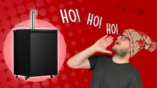 Surprising my friend with a KEGERATOR for Christmas! Featuring the NewAir Single Tap Kegerator