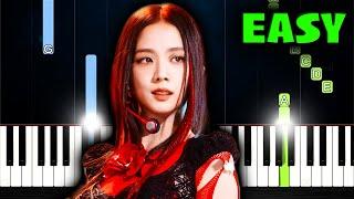 JISOO - 꽃(FLOWER) - EASY Piano Tutorial