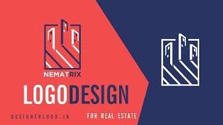 How To Design real estate business logo ideas Adobe Illustrator CC