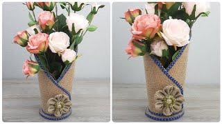 An interesting idea of ​​how to make a VASE with your own hands