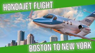 Unforgettable HondaJet Boston to NYC Ride