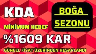 KDA COİN BOĞA SEZONU EN GARANTİ SATIŞ HEDEFİ NERESİ OLABİLİR #bitcoin #boğasezonu #kda #kadena