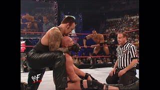 Stone Cold Steve Austin The Rock V Chris Jericho The Undertaker Tag Team Match (2/2) WWE Raw 2/4/02