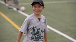 Ethan Campbell (7 Years Old) Mic'd Up - UNBC Soccer Camp