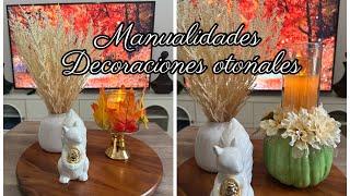 OTOÑO 2024 DECORACIONES ELEGANTES CON MATERIALES DE VAJO COSTO