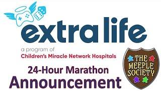 Info for Extra Life 24-hour Marathon