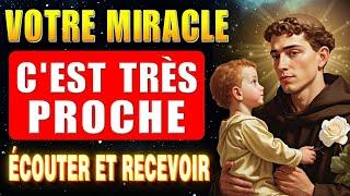 PRIÈRE PUISSANTE POUR RECEVOIR UN MIRACLE EN QUELQUES JOURS | SAINT ANTOINE DE PADOUE