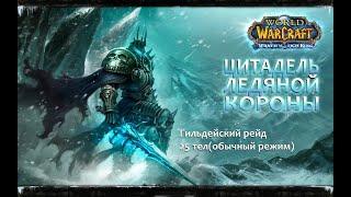 Цитадель Ледяной Короны. Рейд 25 человек(обычка). (внимание присутствует ненормативная лексика)