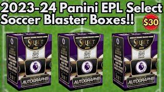 2023-24 Panini Select EPL Soccer Blaster Boxes Review! Good value at $30? Ronaldo Giveaway Drawing!