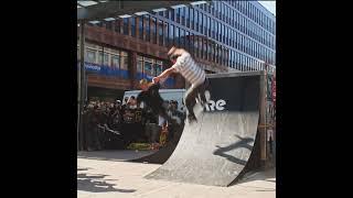 Back To Back Hammering at HELride. #shorts  #skateboarding #skatepark #skatecontest