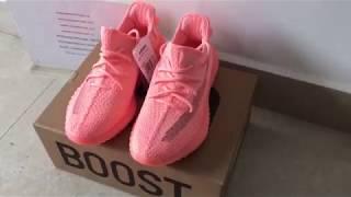 Adidas Yeezy Boost 350 V2 Pink Glow In Dark