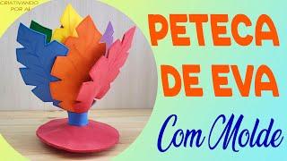 Como fazer uma Peteca de EVA I COM MOLDE