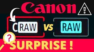 Comparatif Canon CRaw vs RAW : Verrez-vous les différences ?