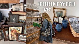 THRIFT WITH ME | home decor on a budget & HUGE $40 thrift haul