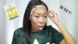 WTF?! WHAT THEY DON'T TELL YOU: LACE FRONT WIG TAPE FT. PREMIUM LACE WIG