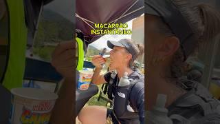 VOCÊ COMERIA? MACARRÃO NA CORRIDA