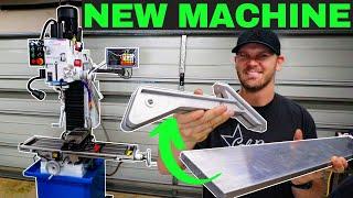  MY MILL DRILL TO MAKE CUSTOM MOTORCYCLE PARTS!!