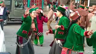 Beautiful Kinnauri Dance || Marriage ceremony || Buppi Wangpa || 2017