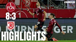 1. FC Nürnberg - SSV Jahn Regensburg 8:3 Highlights, 2. Bundesliga 2024-25