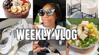 Realistic vlog: SEAFOOD FESTIVAL, CONCH SALAD, NEW KITCHEN BAR STOOL, ACAI BOWL, LUXURY BUY + MORE