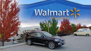 SUV camping｜How to park overnight at Walmart