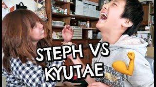 ARM WRESTLE REMATCH! // Kyutae VS Steph