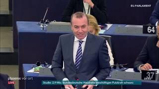 Europaparlament: Manfred Weber zur Wahl der EU-Kommissionsspitze am 16.07.19