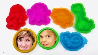 Веселая Школа с Машей Капуки Кануки - Изучаем Play Doh Touch