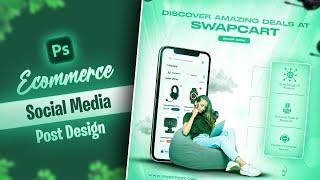 Creative Ecommerce Social Media Post Design In Photoshop