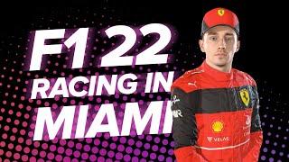 F1 22 Miami Grand Prix Gameplay: BE A HANDSOME MILLIONAIRE RACING DRIVER | Formula One 2022