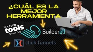 Builderall vs Master Tools vs Clickfunnels vs Kajabi