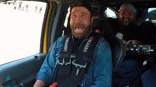 Ride Along As Chuck Norris Smashes A Jeep In The BroDozer | Diesel Brothers