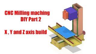 How to build CNC machine at home. DIY CNC mill build (part2)